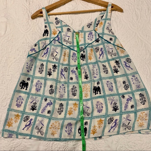 Maeve Anthropology sleeveless botanical animal top - Picture 5 of 8